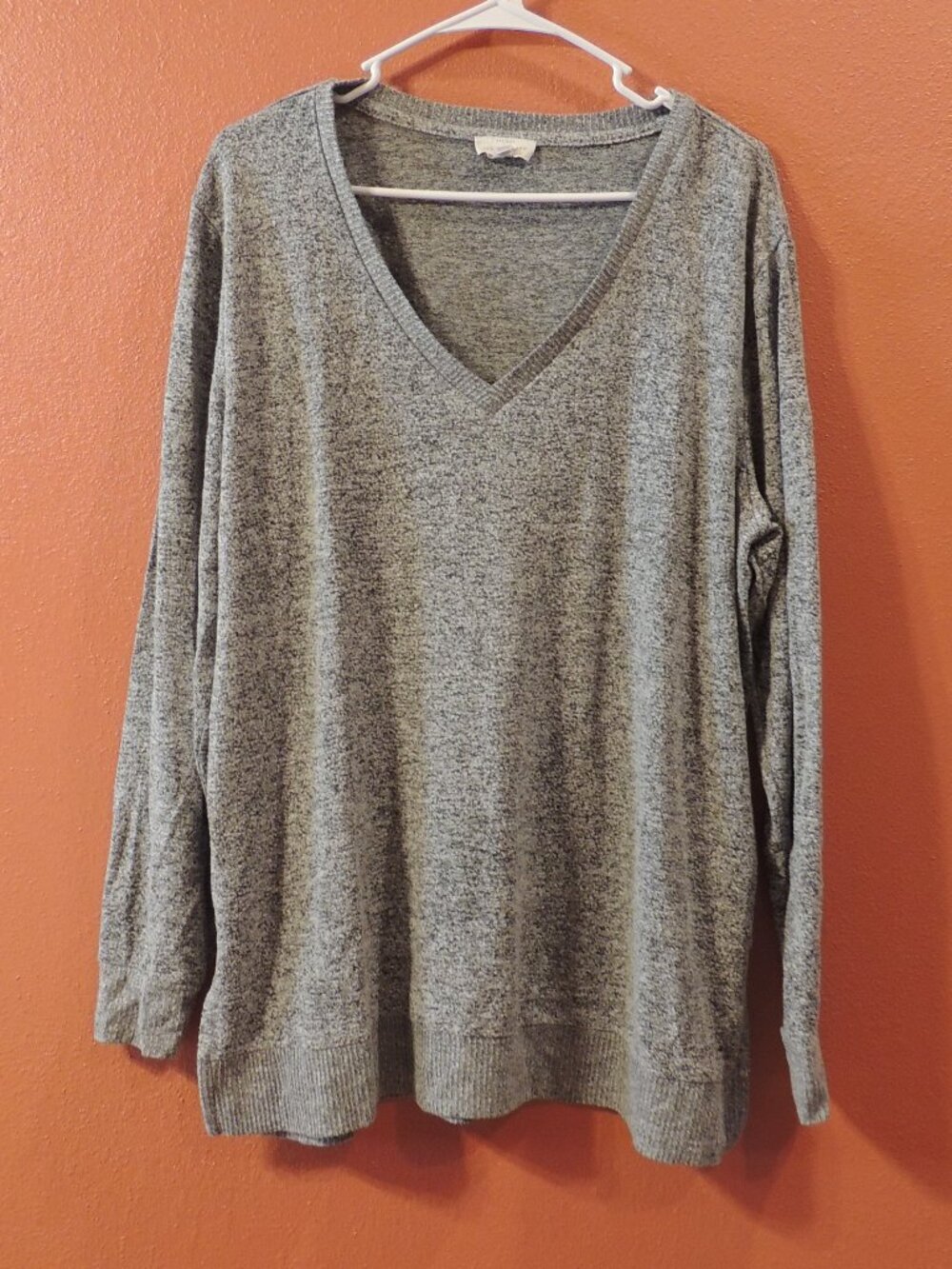 Lucky Brand Shirt Woman X Large Gray Outdoors Cool Fall Night Star Gazing Shirt